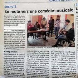en route pour une comedie musicale